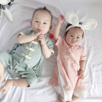 COTTON CHINESE STYLE BABY JUMPSUIT 棉质中国风婴儿服装